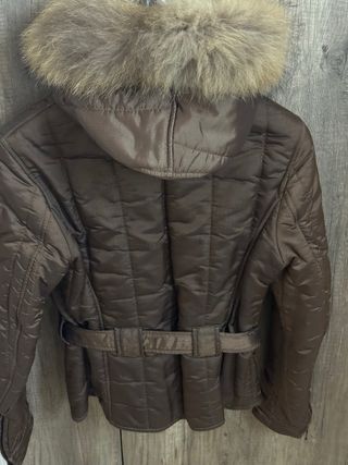 Giubbino donna bronzo con cappuccio