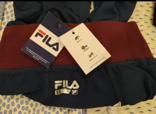 Saia-calção Fila Tênis Azul