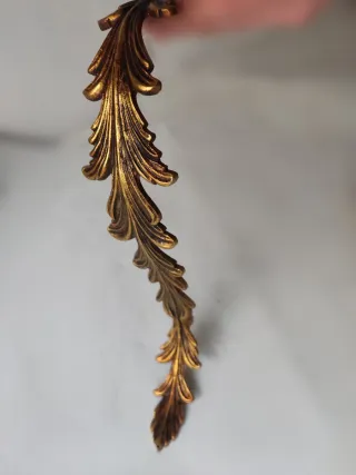 6 HERMOSOS EMBELLECEDORES EN BRONCE 28CM