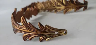 6 HERMOSOS EMBELLECEDORES EN BRONCE 28CM