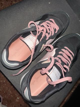 Zapatillas Pepe Jeans Negras y Rosas
