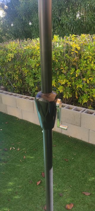 Ombrellone da giardino con base in pietra