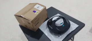 Robot Limpiafondos Piscina Negro/Azul