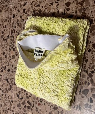 Falda Bimba y Lola verde talla única