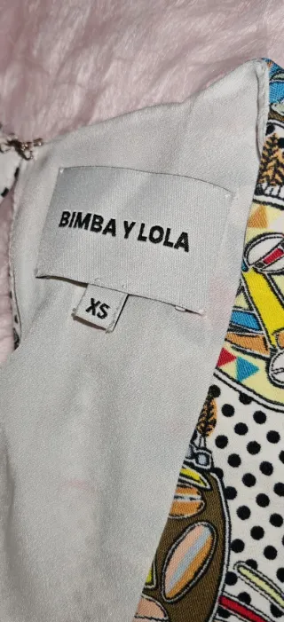 Vestido estampado máscaras Talla XS