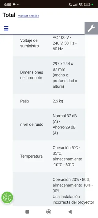 Proyector Epson EB-X27
