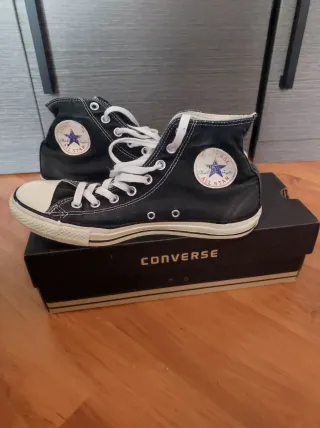 Converse All Star Scarpe Alte Nere