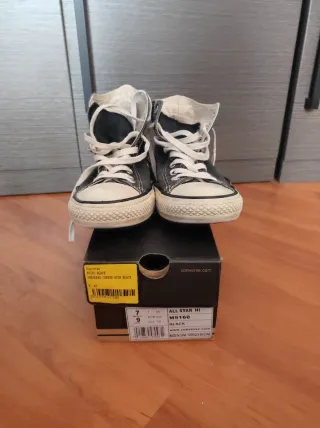 Converse All Star Scarpe Alte Nere