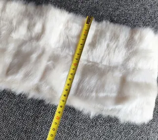 Estola de pelo Zara color crema