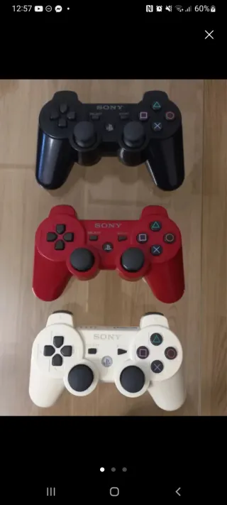 Mandos Sony PS3 (Negro, Rojo, Blanco)