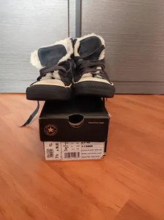 Converse alte Pelliccia