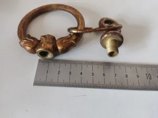 ENGANCHES, ARGOLLAS PARA LÁMPARAS DE TECHO  BRONCE