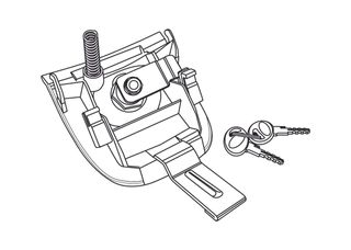 Recambio conjunto bombín llave para cier B6BA