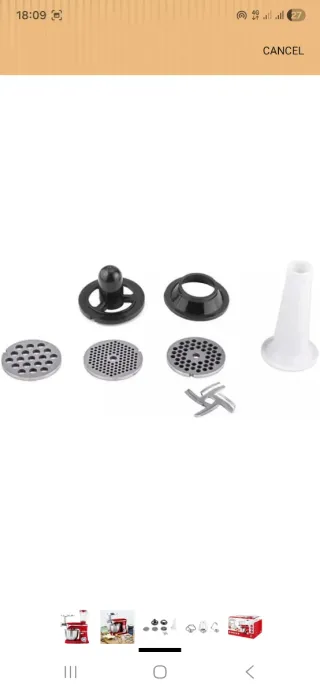 Amasadora Royalty Line 1900W 3 en 1