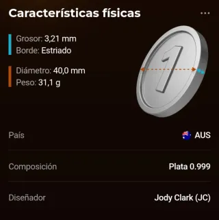 Australia 1 Dólar Brumby 2020-P Proof