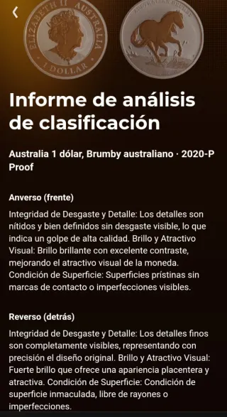 Australia 1 Dólar Brumby 2020-P Proof