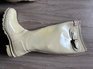 Botas de agua Hunter Original Tall Gloss Beige