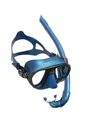 Kit Máscara y Tubo Snorkel Buceo Calibro 50FE