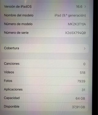 Ipad 9a Generacion wifi 64gb + apple pencil