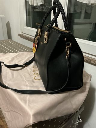Borsa Liu Jo Nera con Ciondoli Multicolor