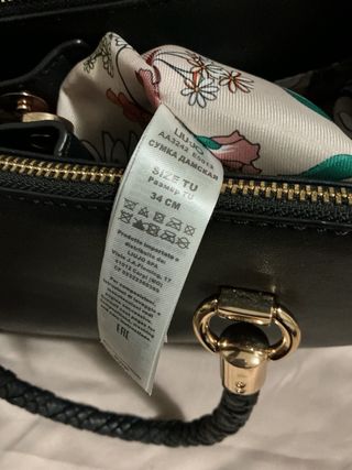 Borsa Liu Jo Nera con Ciondoli Multicolor
