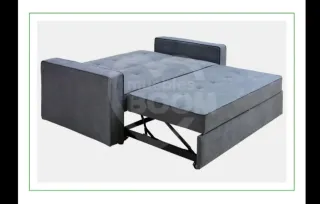Sofá Cama Gris Tela