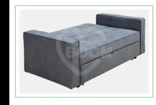 Sofá Cama Gris Tela