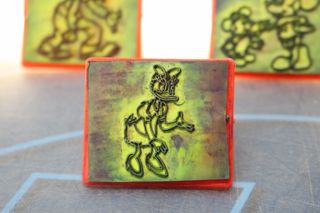 Didacta. Sellos de Disney (Mickey Mouse) y de coches.