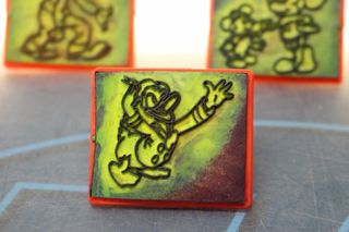 Didacta. Sellos de Disney (Mickey Mouse) y de coches.