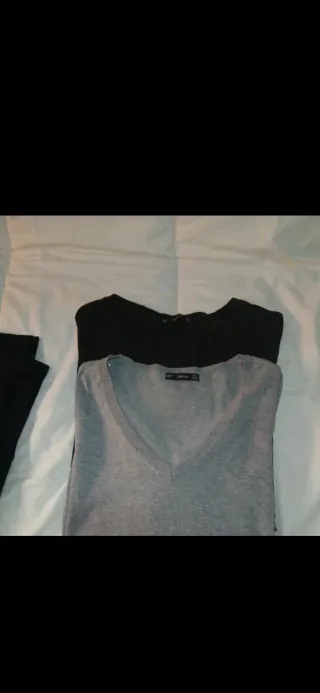 Jersey Zara Gris Talla XL regalo otro en Negro