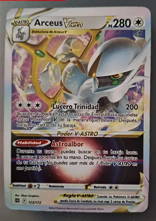 Carta Pokémon Arceus V-ASTRO 123/172