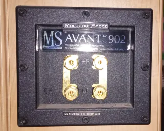 Altavoces con caja de madera