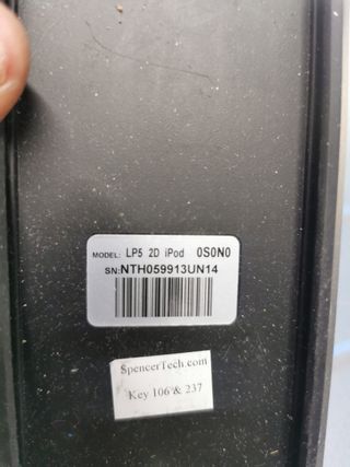 Lector de codigo de barras model LP5 2D ipod osono