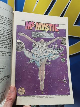 MS MYSTIC nº 1, 2 y 3, NEAL ADAMS, Pacific Comics 1982