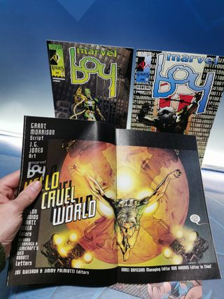 cómics edicion USA Marvel Boy 1 al 6, grapas,1st app Noh-Varr,Grant Morrison, Marvel Comics, MCU 2000
