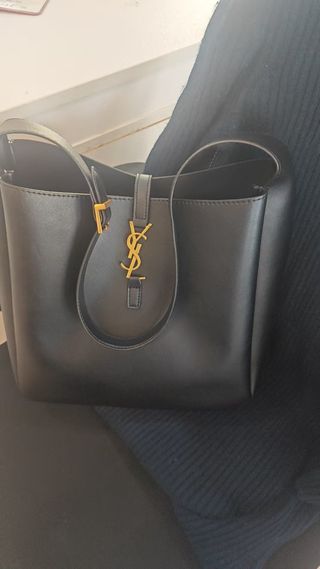 Bolso Saint Laurent Negro Dorado