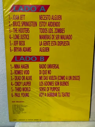 ROCK & POP LP VINILO PROMO ARGENTINA 1985