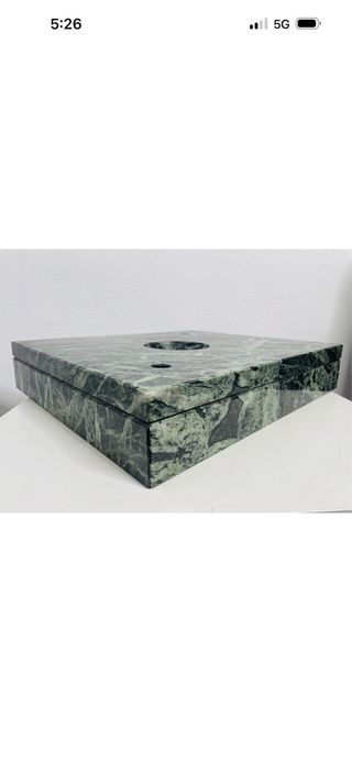 Base Mármol Verde para Proyecto Tocadiscos