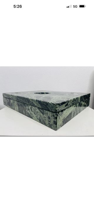 Base Mármol Verde para Proyecto Tocadiscos