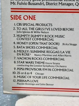 LP VINILO PROMO ANNOUNCING A SOUND IDEA TOTALLY IN