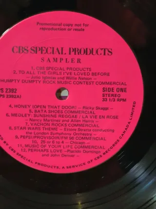 LP VINILO PROMO ANNOUNCING A SOUND IDEA TOTALLY IN