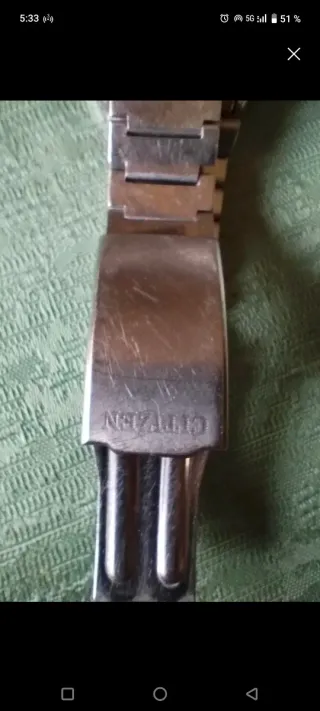 Reloj Citizen Automático Azul y Plateado