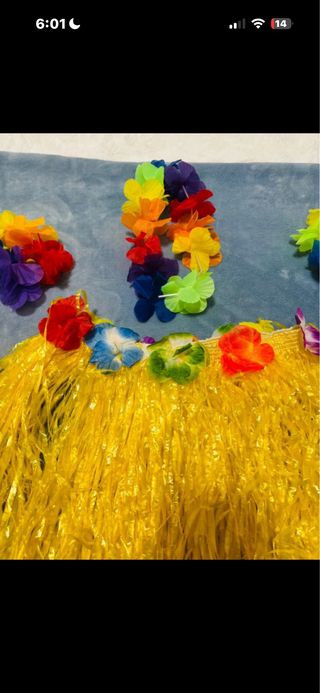 Disfraz Hawaiana 7-8 años