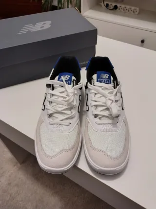 New Balance 574 Blancas y Azules