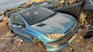 Capó, faros y rejilla Peugeot 206