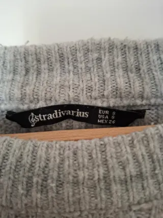 Jersey gris de punto calido