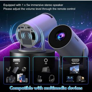 Proyector Agima Blanco 4K WiFi 6 Bluetooth 5.2