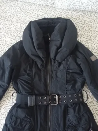 Abrigo largo plumífero mujer Covered