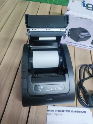 iggual Impresora Térmica de Tickets y Recibos TP8002 para TPV Y POS -Impresión 260mm/s. - Conexiones USB+RS-232+RJ45+RJ11.- Compatible :Windows, Android e iOS.- Emulación ESC/POS.- Rollos 57-80mm.