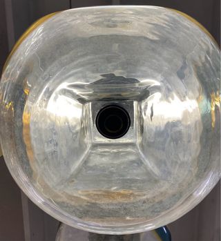 Lampadario Mazzega Vetro Murano Verde Giallo